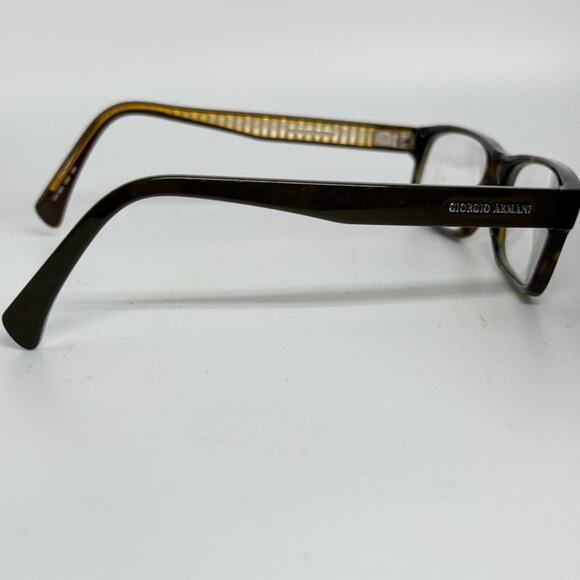 Giorgio Armani GA 883 O87 Tortoise Brown Eyeglasses Frames 52-16 140 H19960 - Picture 4 of 9